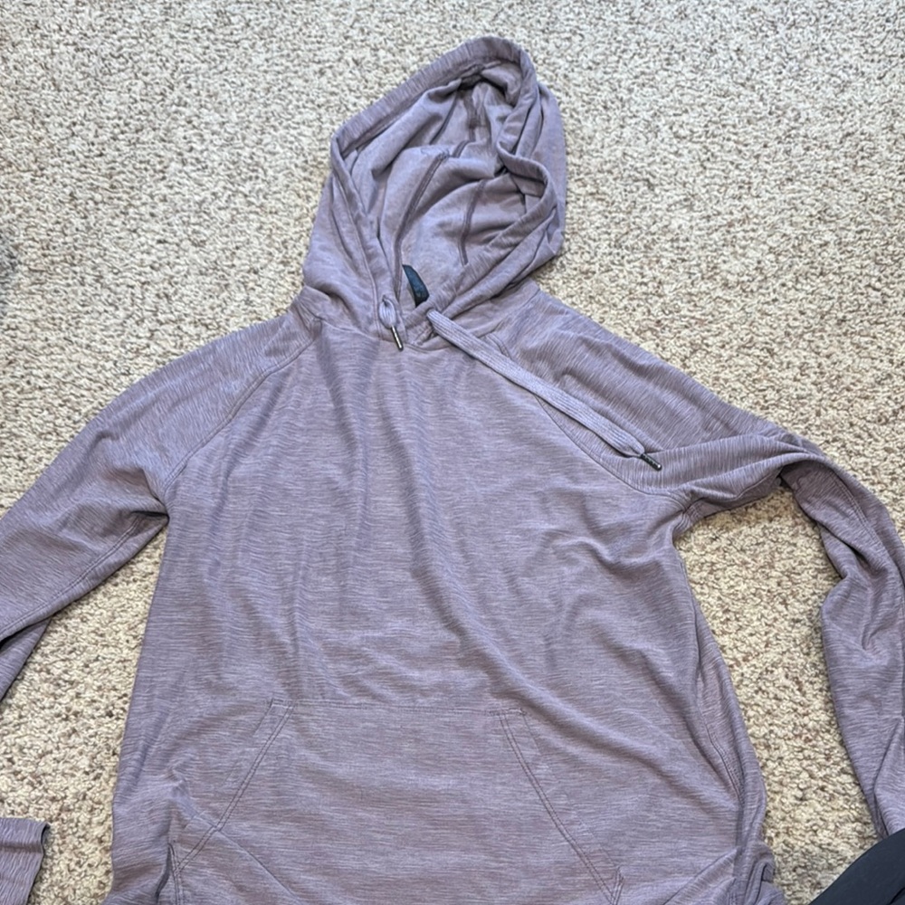 Casual Mauve Hoodie